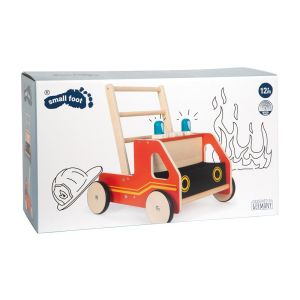 Small Foot Проходилка Пожарна, детска, дървена, 48 х 40 х 49.5 cm