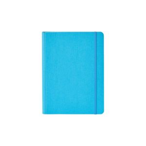 Fabriano Тетрадка Ecoqua+, A5, картонена корица, със скрита спирала, 70 листа, синя