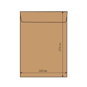 Airpoc Плик с въздушни мехурчета E/15, 275 x 240 mm, със самозалепваща лента, кафяв