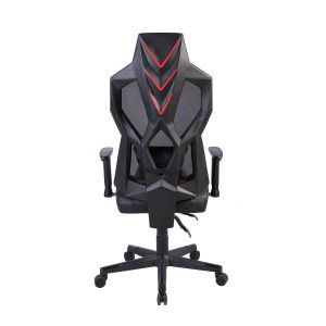 Геймърски стол RFG Viper, екокожа и меш, полиамидна основа, до 130 kg, черно-червен