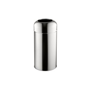 Кош за отпадъци Dayco, отворен, кръгъл, ?28 х 67 cm, 40 L, инокс