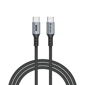 Verbatim Кабел Sync & Charge, USB Type-C към USB Type-C, 60 W, 120 cm