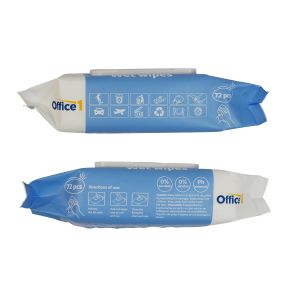 Мокри кърпи Office 1, с капак, 72 броя