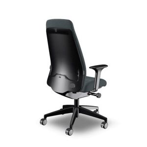 Ергономичен стол Interstuhl Every EV117, текстил, Synchronous механизъм, полиамидна основа, сив