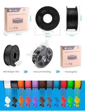 Филамент за 3D принтер, ABS, 1.75 mm, 1 kg, червен