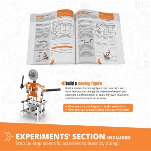 Engino Конструктор STEM Mechanics - Манивели и зъбци