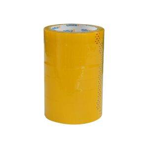 Office 1 Тиксо, 18 mm x 60 m, жълто, 8 броя