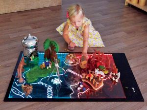 Nowa Szkola Дъска за рисуване, светеща, с адаптер, 101 х 66 cm