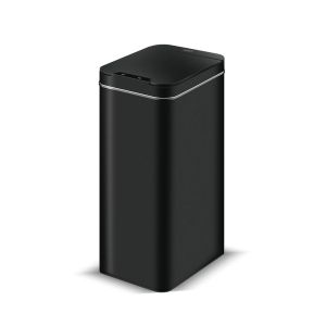 Кош за отпадъци Lamart, с безконтактно отваряне, 50 L, черен, 25 x 33 x 65.5 cm