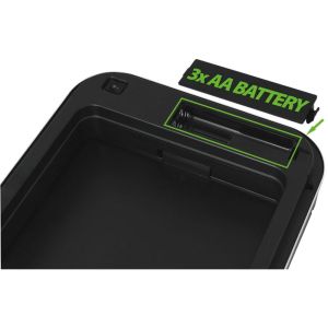 Кош за отпадъци Lamart, с безконтактно отваряне, 50 L, черен, 25 x 33 x 65.5 cm