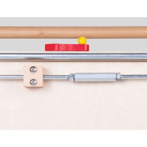 Small Foot Куб, дидактичен, на колелца, голям, дървен, 39 x 40 x 42 cm