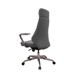 Директорски стол RFG Wave 05 HB, екокожа, Synchronous механизъм, до 120 kg, сив