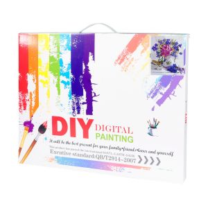 Foska Комплект рисуване по номера Цветя, 40 x 50 cm