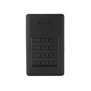 Verbatim Външен HDD твърд диск Store'n'Go Secure, 2 TB, черен