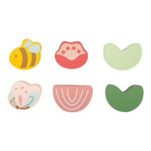 Small Foot Играчка Tiny Friends, с лабиринт и мъниста, дървена