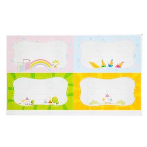 Top Office Самозалепващи се етикети, ученически, цветя, 40 броя