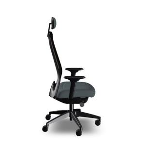 Ергономичен стол Interstuhl Every EV218, текстил, Synchronous механизъм, полиамидна основа, сив