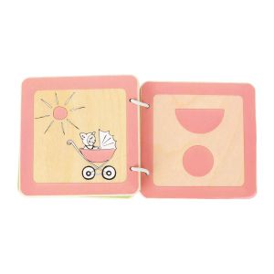 Small Foot Бебешка книжка Lotta, дървена