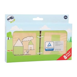 Small Foot Бебешка книжка Lotta, дървена