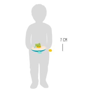 Small Foot Играчка Крокодил, за навиване, за вода, дървена