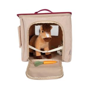 Small Foot Комплект конче с конюшня и аксесоари, в чанта
