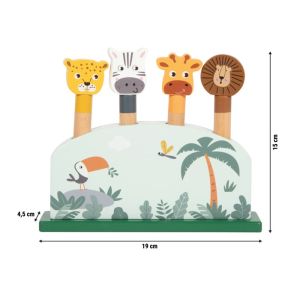 Small Foot Нанизка - Животни сафари