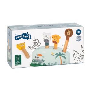 Small Foot Нанизка - Животни сафари