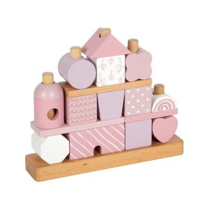 Small Foot Къщичка за надграждане, пастелнорозова