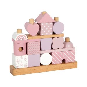 Small Foot Къщичка за надграждане, пастелнорозова