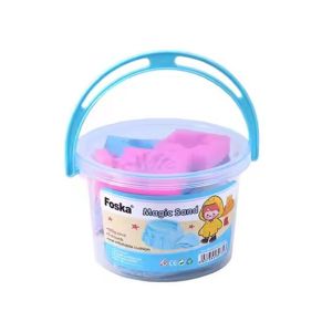 Foska Магически пясък, с 12 формички, 500 g, син