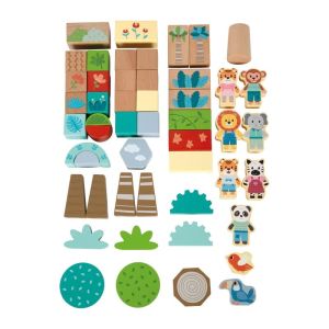 Small Foot Конструктор Джунгла, дървен