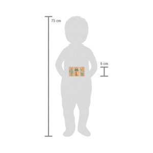 Small Foot Конструктор Динозавър, дървен, 50 части