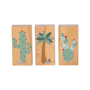 Small Foot Конструктор Динозавър, дървен, 50 части