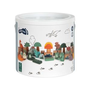 Small Foot Конструктор Динозавър, дървен, 50 части