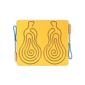 Nowa Szkola Дъска, манипулативна, за 2 ръце, круша, 40 x 35 cm