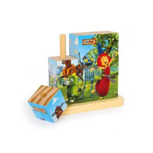 Small Foot Кубчета Ritter Rost, за подреждане, дървени