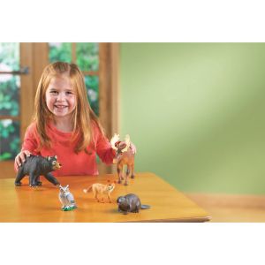 Learning Resources Животни, горски, 5 броя
