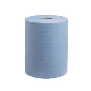 Кърпи за ръце Kimberly-Clark Scott Slimroll, руло, широчина 21 cm, дължина 165 m, сини, 6 броя