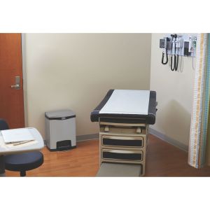 Кош Rubbermaid Slim Jim Front, метален, 30 L, черен, 42.75 x 32.59 x 55.52 cm