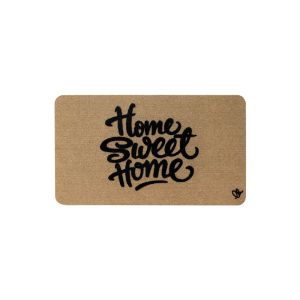 Изтривалка Olivo Zeus - Home Sweet Home, 100% полиестер, 40 х 70 cm, бежова
