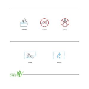 Изтривалка Olivo Zeus - Home Sweet Home, 100% полиестер, 40 х 70 cm, бежова