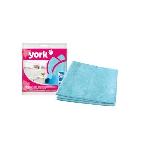 Домакинска кърпа York, перфорирана, 38 х 38 cm, 3 броя