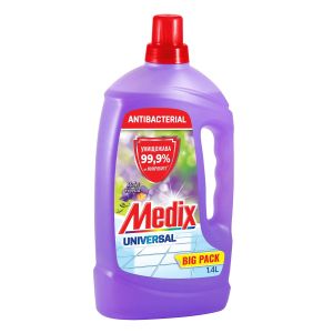 Препарат за почистване на под Medix Razor, универсален, фрезия, 1.4 L, лилав