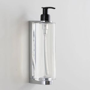 Диспенсър за помпа GFL Cosmetics, ABS пластмаса, хром