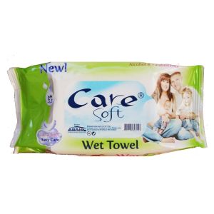 Мокри кърпи Care Soft, 3 цвята, 72 броя