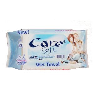 Мокри кърпи Care Soft, 3 цвята, 72 броя
