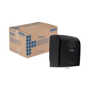 Диспенсър за кърпи за ръце Kimberly-Clark Aquarius 7376 Autocut, черен, 29.7 х 24.8 х 37.4 cm