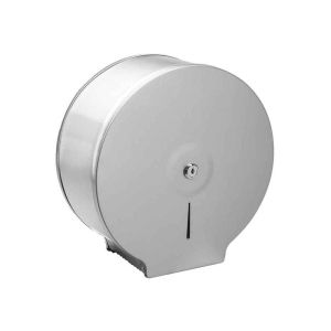 Диспенсър за тоалетна хартия Dayco Mini Jumbo, 26 х 10 х 24 cm, инокс