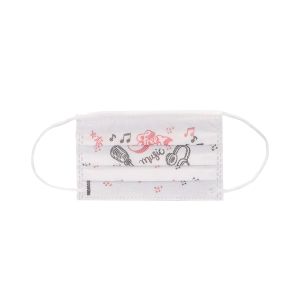 Маска за еднократна употреба EP, трислойна, с детски мотиви, 12 броя