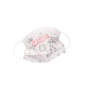 Маска за еднократна употреба EP, трислойна, с детски мотиви, 12 броя